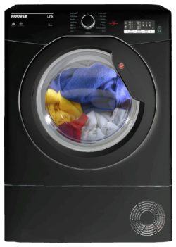 Hoover HLC8LGB Condenser Tumble Dryer - Black.